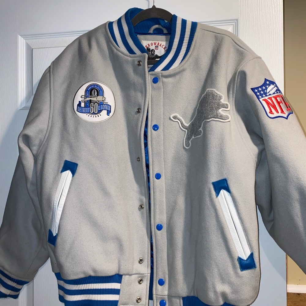 Mitchell & Ness Detroit Lions Jacket